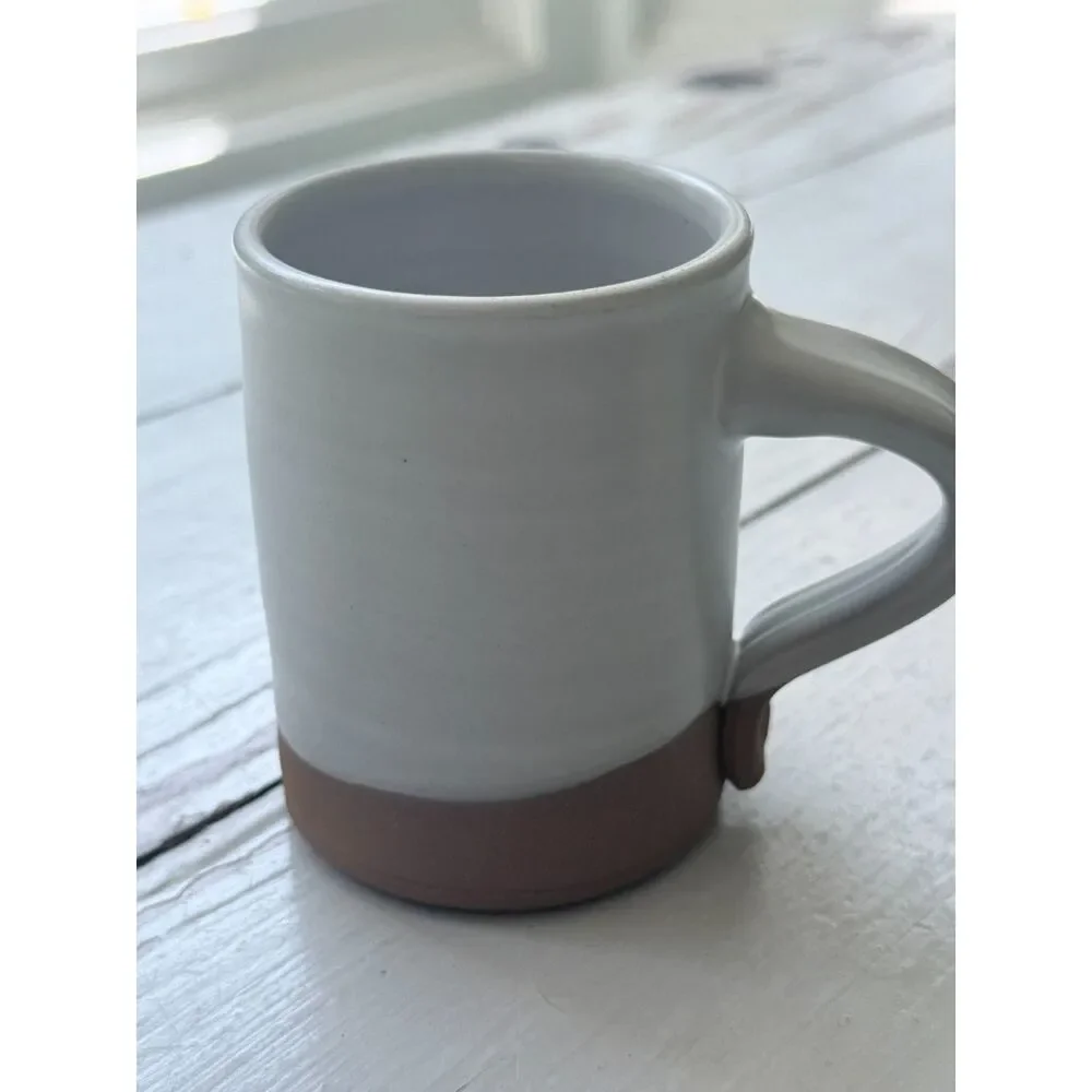 Pottery Handmade 8 oz Stoneware Espresso Mugs Set of 2